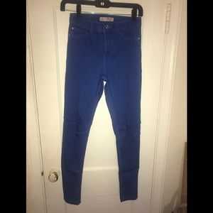 Royal blue skinny